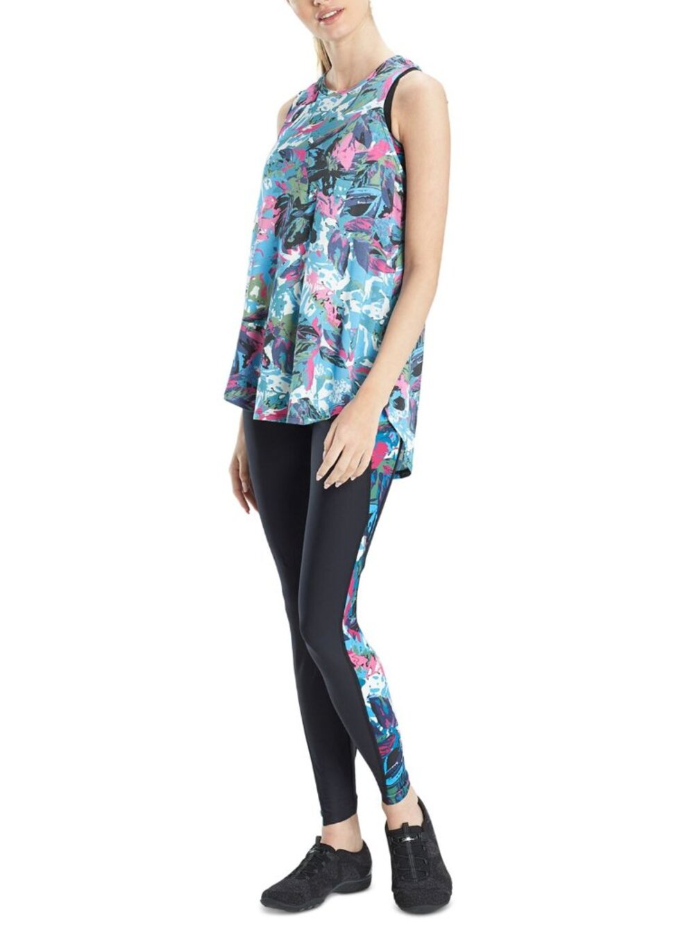 Josie Natori Womens Active Layering Elements Tank Top